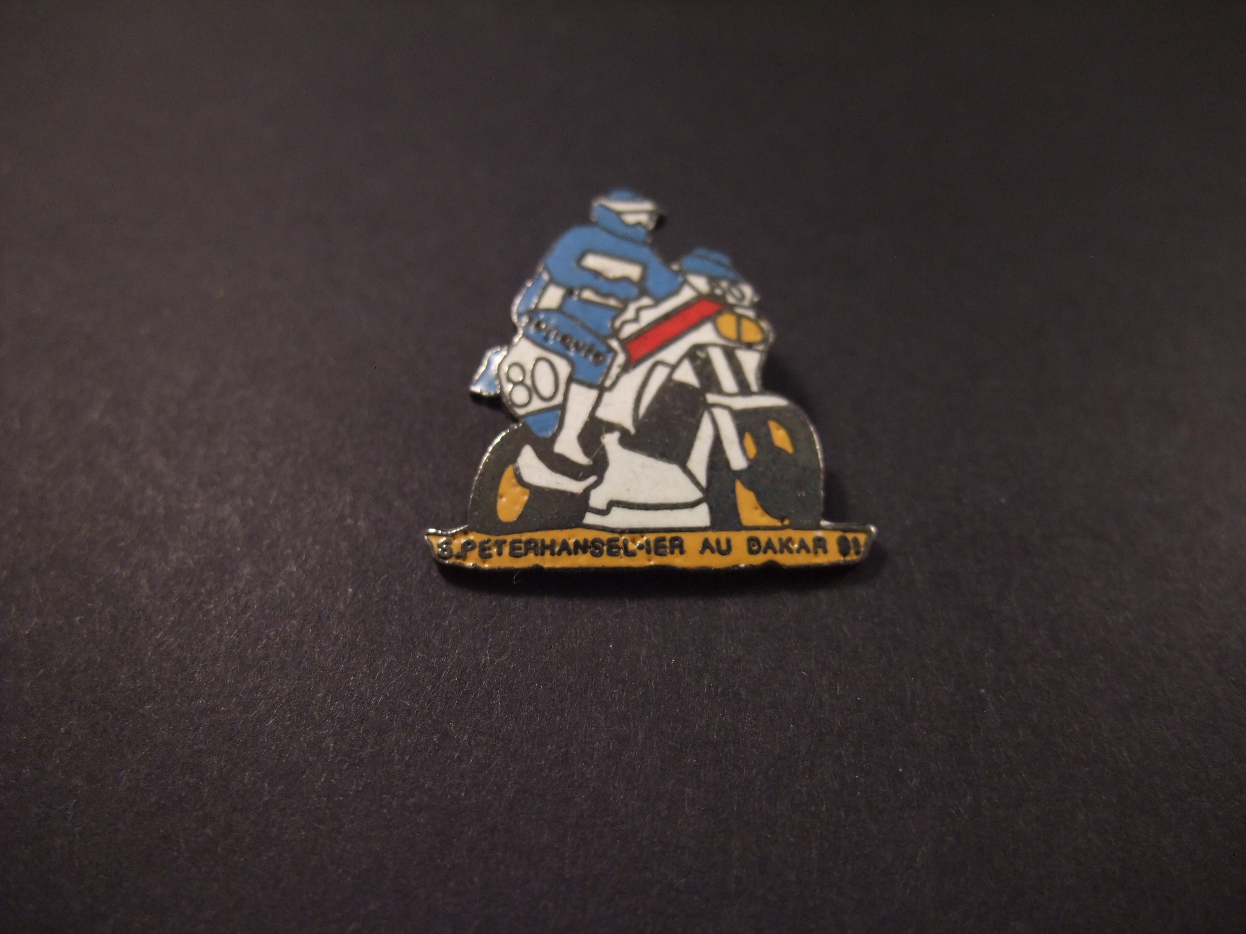 Dakar Rally 1991,Stéphane Peterhansel op Yamaha motor